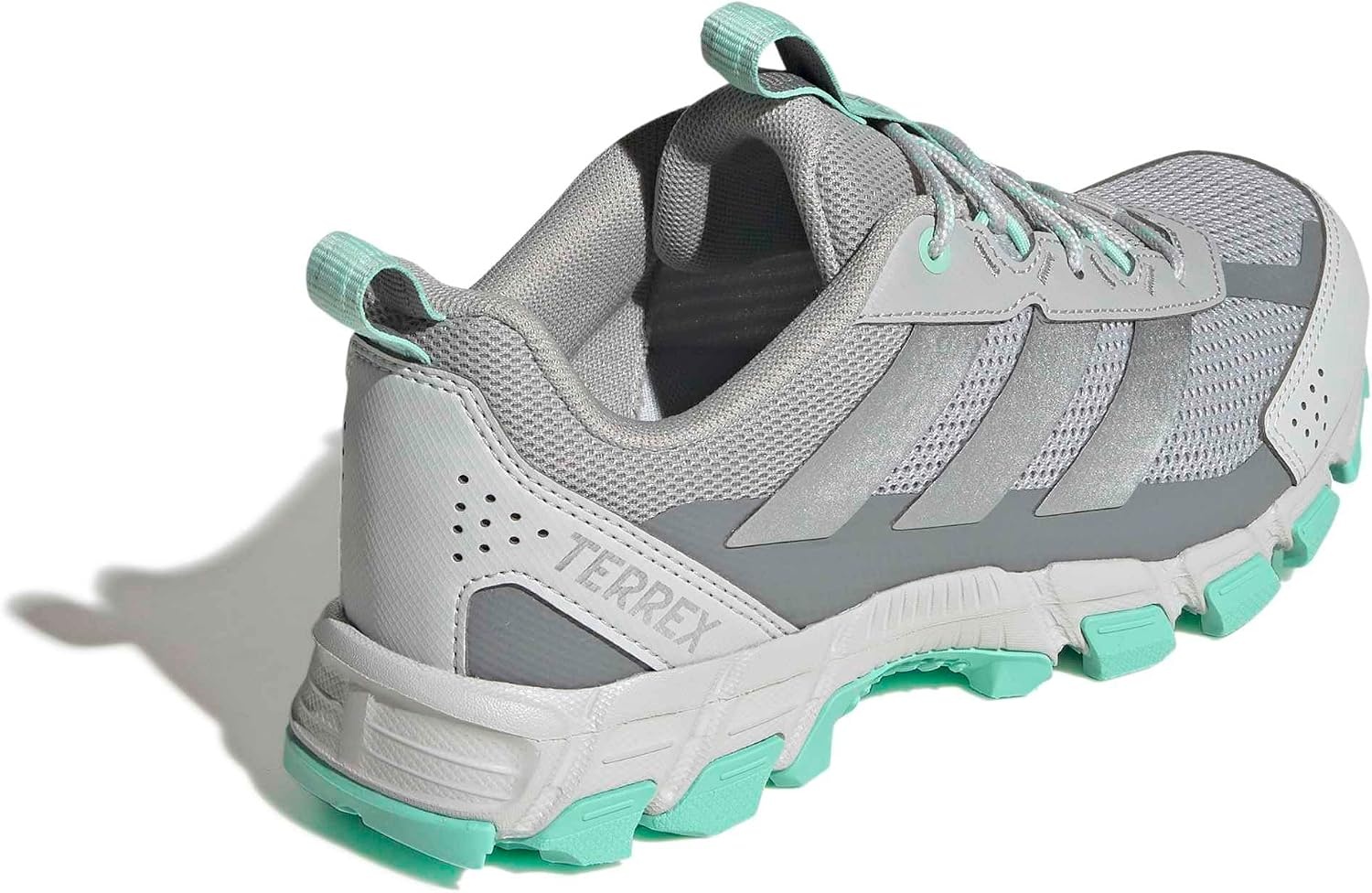 image:imageadidas Womens Terrex Rockadia Hiking Shoe Sneakers Shoes Casual BeigeClear MintGreySilver Metallic