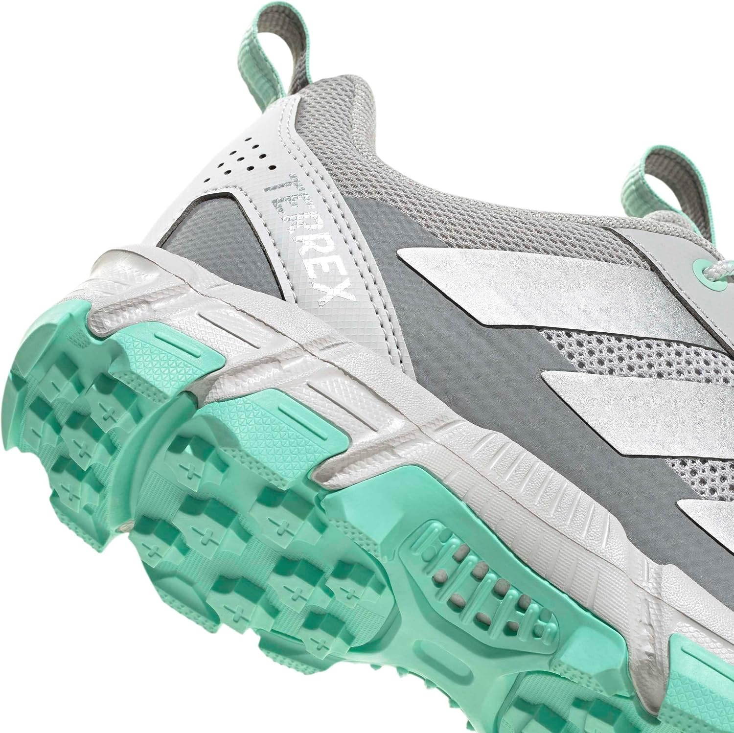 image:imageadidas Womens Terrex Rockadia Hiking Shoe Sneakers Shoes Casual BeigeClear MintGreySilver Metallic