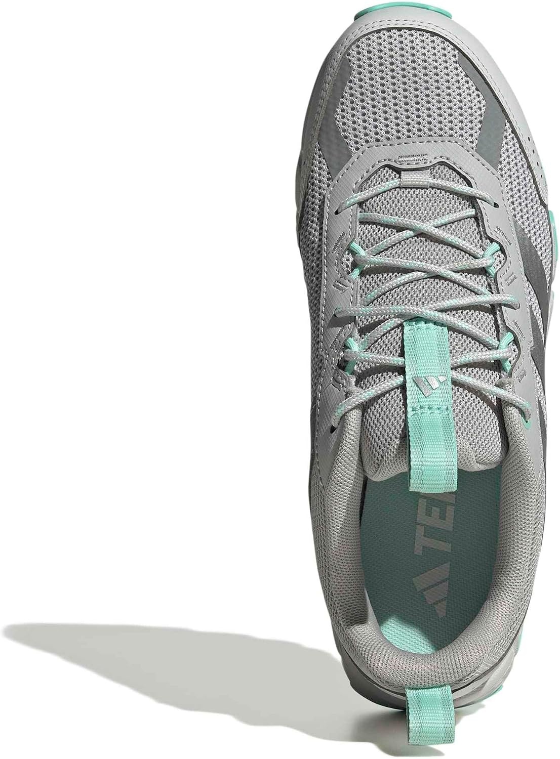 image:imageadidas Womens Terrex Rockadia Hiking Shoe Sneakers Shoes Casual BeigeClear MintGreySilver Metallic