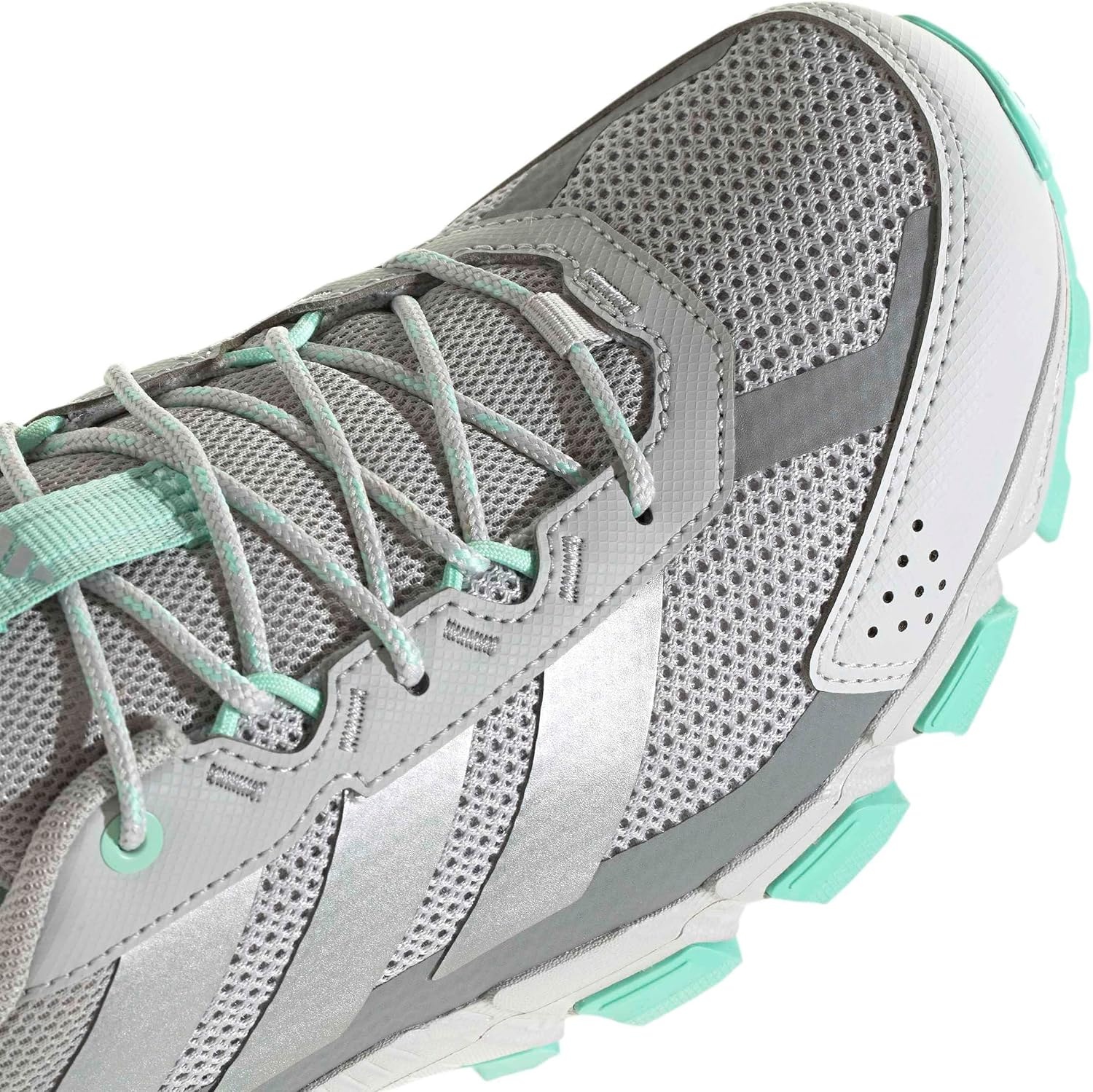 image:imageadidas Womens Terrex Rockadia Hiking Shoe Sneakers Shoes Casual BeigeClear MintGreySilver Metallic