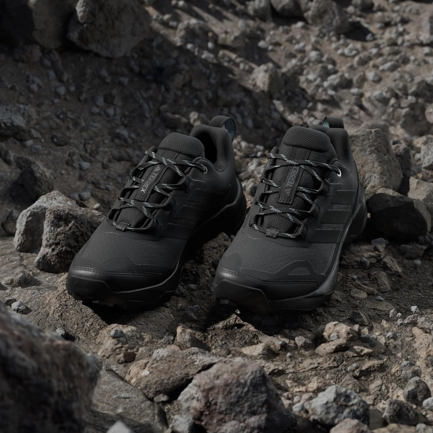 image:imageadidas Womens Terrex Skychaser AX5 Hiking ShoeBlackBlackSemi Flash Aqua