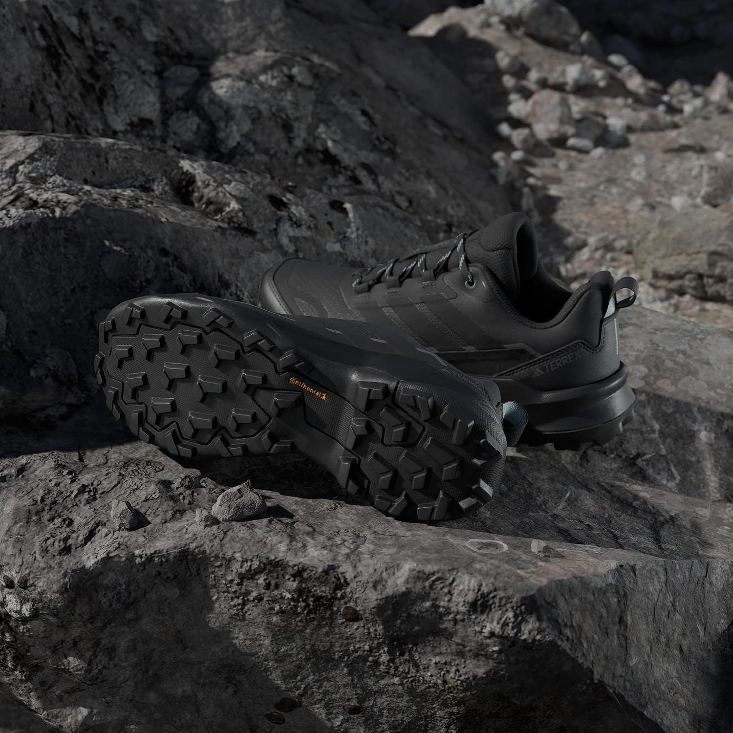 image:imageadidas Womens Terrex Skychaser AX5 Hiking ShoeBlackBlackSemi Flash Aqua