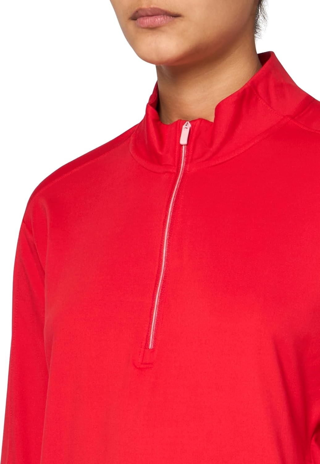image:imageadidas Womens Ultimate365 Halfzip Layering TopBetter Scarlet