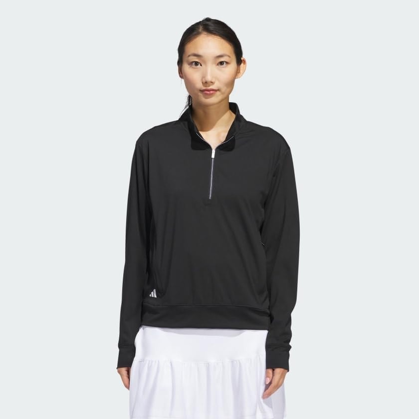 image:imageadidas Womens Ultimate365 Halfzip Layering TopBlack