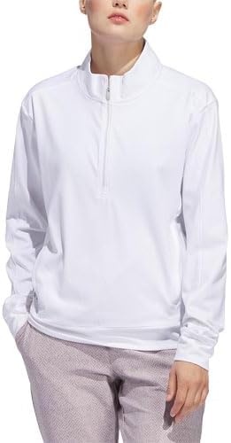 image:imageadidas Womens Ultimate365 Halfzip Layering TopWhite