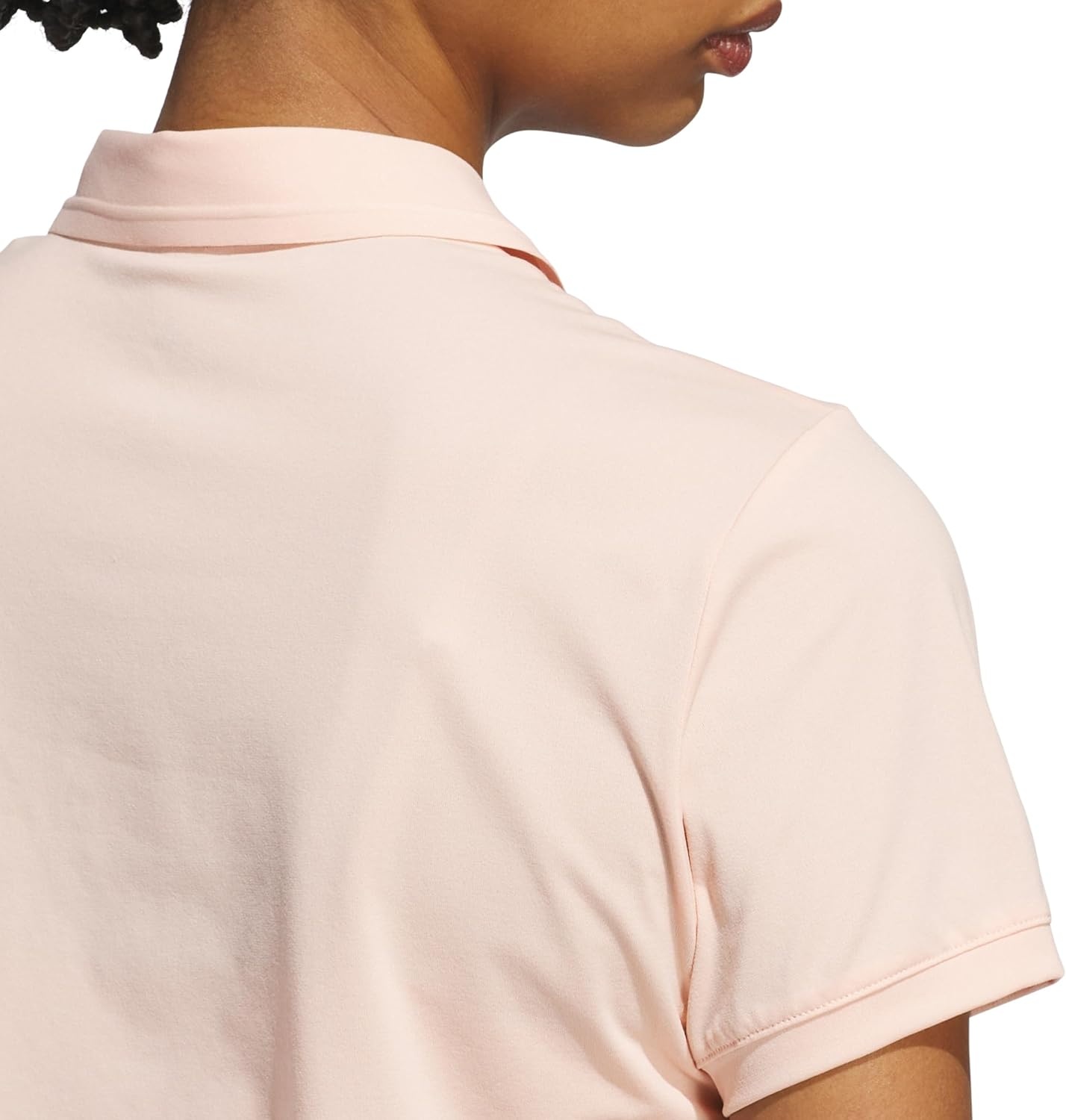 image:imageadidas Womens Ultimate365 Tour Twistknit Polo ShirtPowder Coral