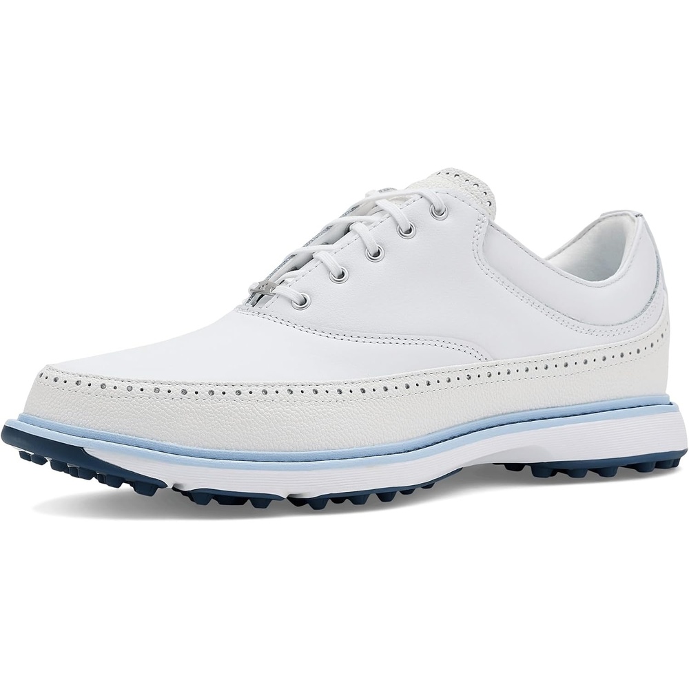 image:imageAdidas Unisex MC80 Spikeless Golf ShoesFtwr WhiteCrystal SkyCollegiate Navy