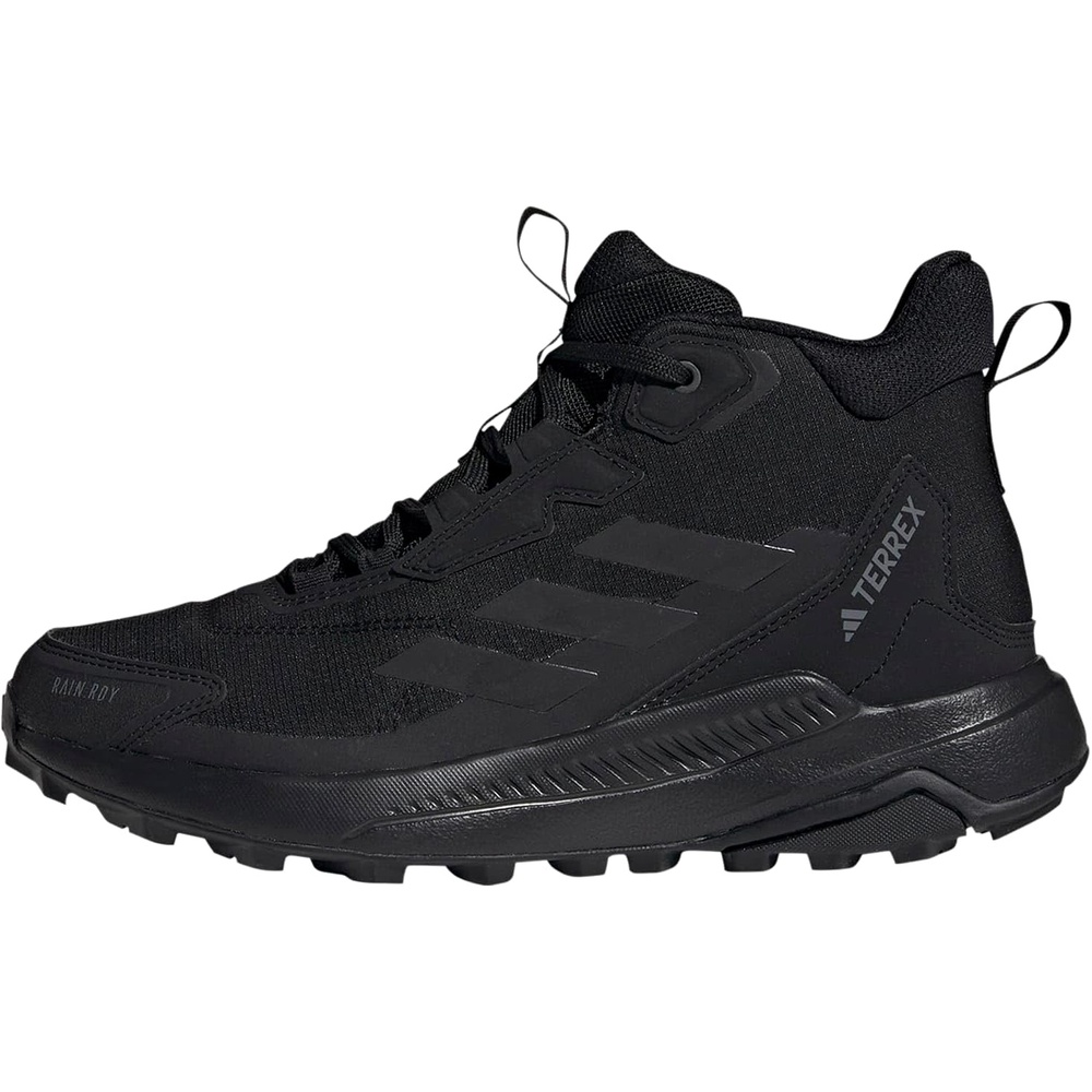 image:imageAdidas Womens Terrex Anylander Mid Top Rainrdy Hiking SneakersBlackBlackGrey