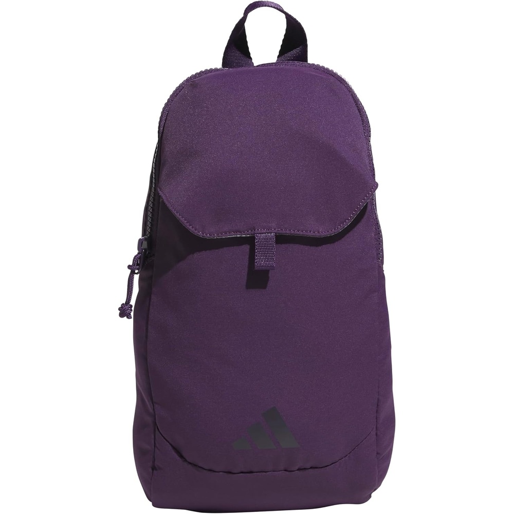 image:imageadidas Essentials Sling Bag Adjustable Strap Secure Zip Pockets Wears Crossbody Phone Strap Pocket Locks In Essentials Everyday amp Travel ReadyAurora Plum PurpleAurora Black3