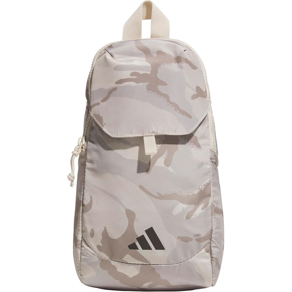 image:imageadidas Essentials Sling Bag Adjustable Strap Secure Zip Pockets Wears Crossbody Phone Strap Pocket Locks In Essentials Everyday amp Travel ReadyCamouflage Crystal LinenCrystal Linen Beige3