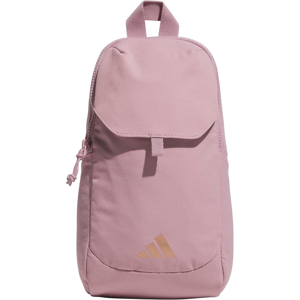 image:imageadidas Essentials Sling Bag Adjustable Strap Secure Zip Pockets Wears Crossbody Phone Strap Pocket Locks In Essentials Everyday amp Travel ReadyMagic Mauve PurpleRose Gold3