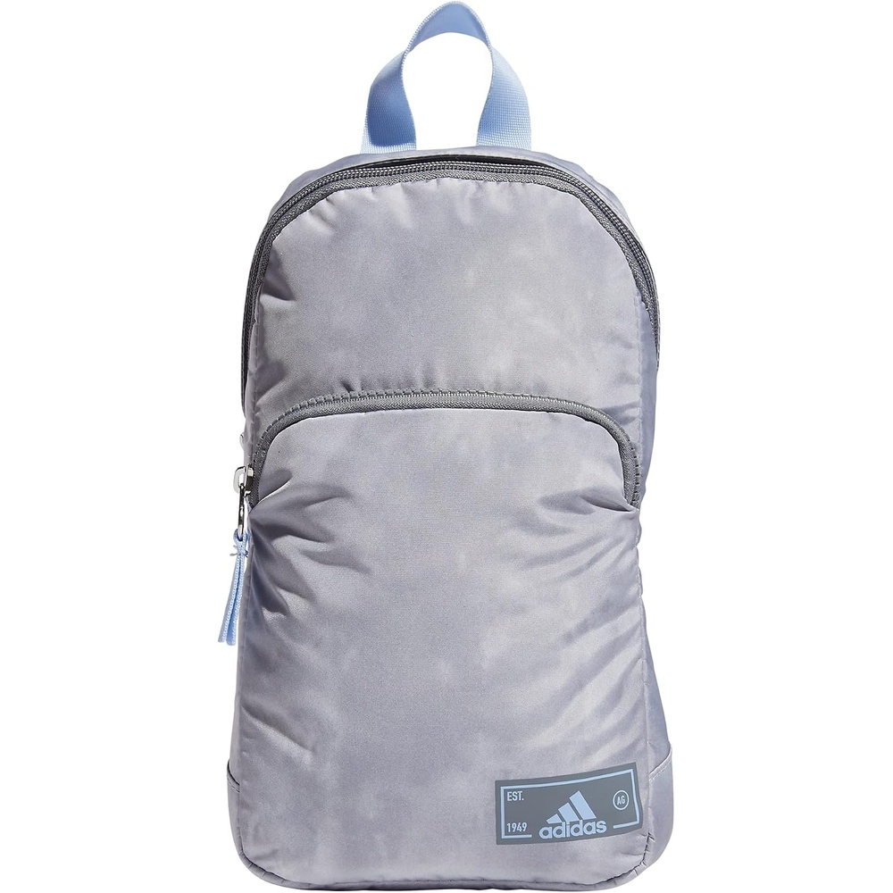 image:imageadidas Essentials Sling Bag Adjustable Strap Secure Zip Pockets Wears Crossbody Phone Strap Pocket Locks In Essentials Everyday amp Travel ReadyStone Wash GreyBlue Dawn2