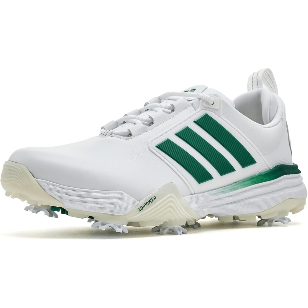 image:imageadidas Mens Adipower 26 Golf ShoesFtwr WhiteCollegiate GreenCrystal White