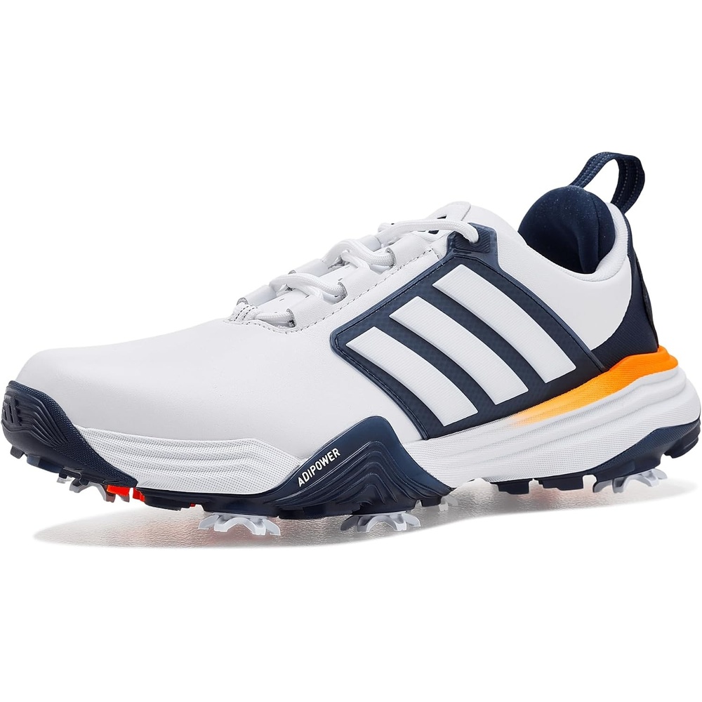 image:imageadidas Mens Adipower 26 Golf ShoesFtwr WhiteCollegiate NavyLucid Orange