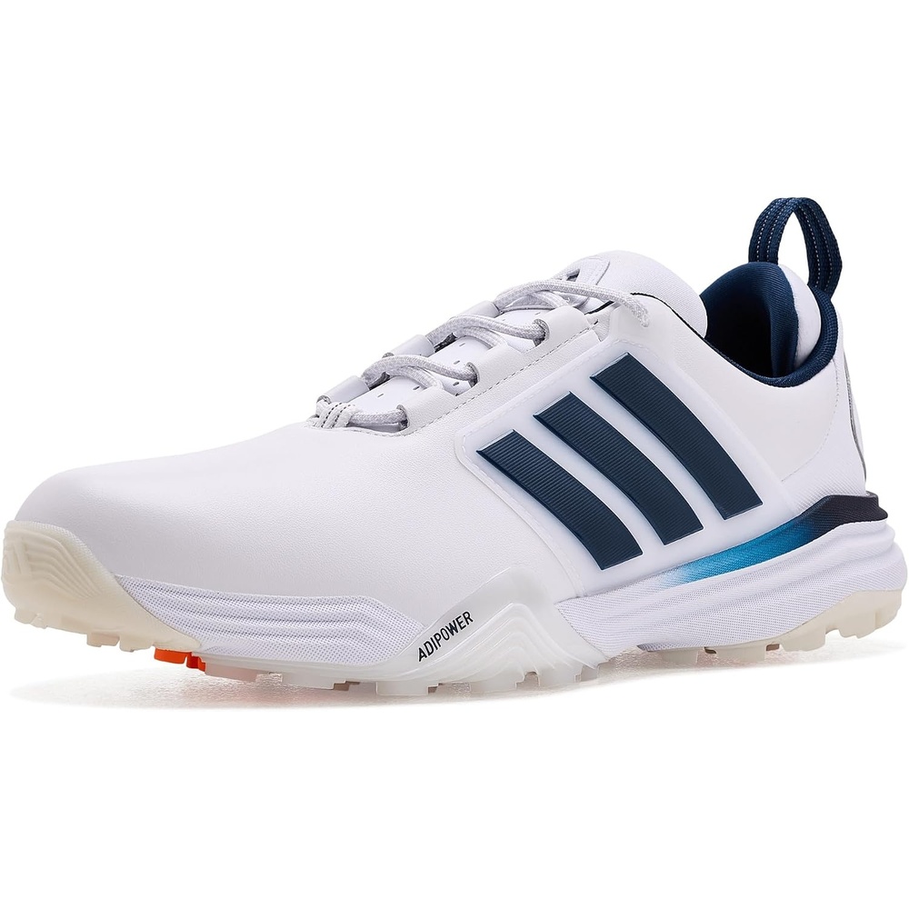 image:imageadidas Mens Adipower 26 Spikeless Golf ShoesFtwr WhiteCollegiate NavyLucid Orange