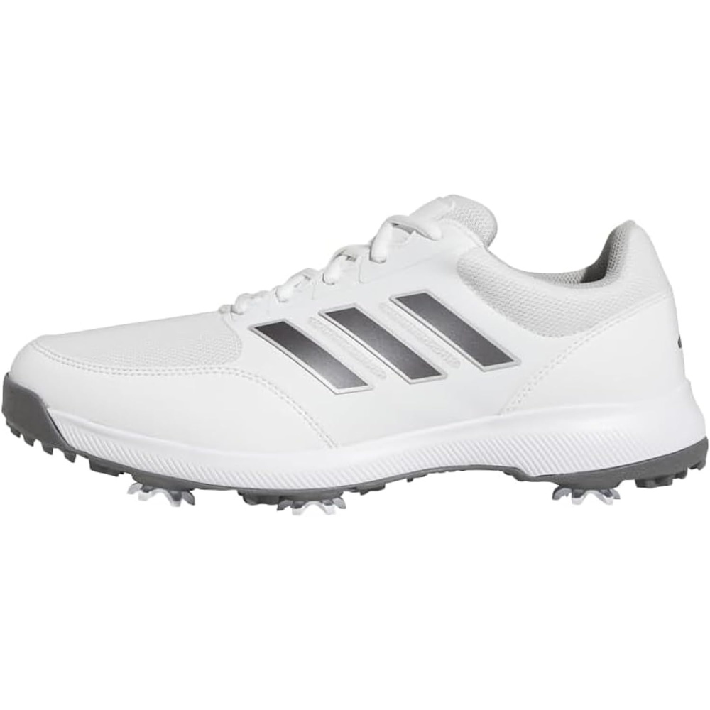 image:imageadidas Mens Tech Response 30 Golf ShoesGolf ShoeFootwear WhiteDark Silver MetallicSilver Metallic