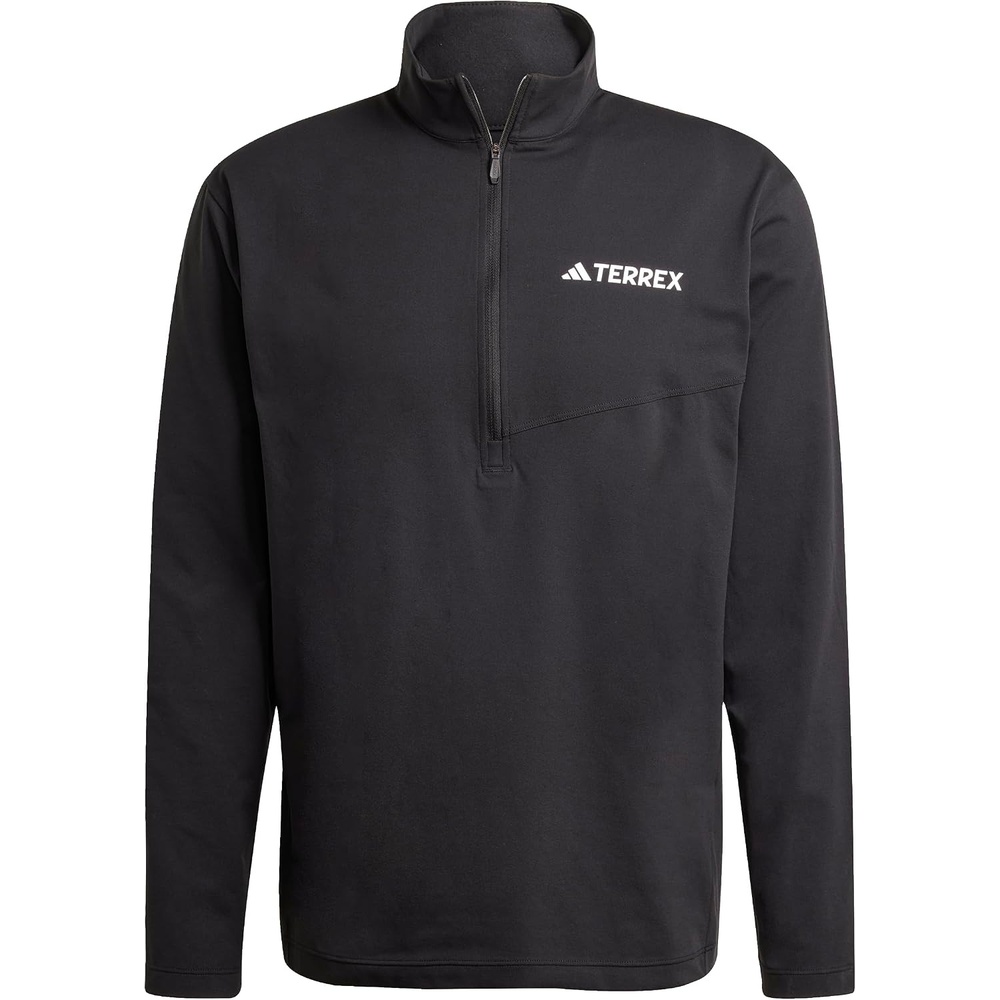 image:imageadidas Mens Terrex Multi HalfZip Long Sleeve Hiking TShirtBlack