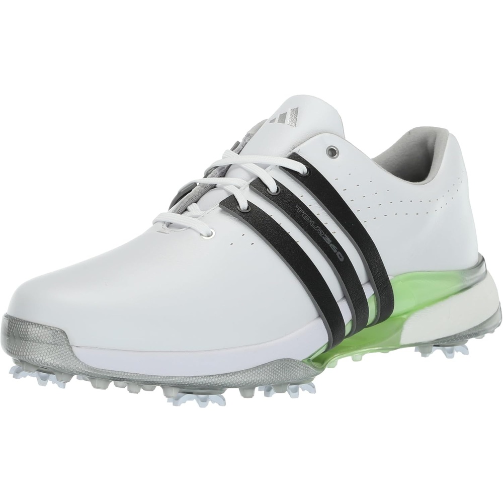 image:imageadidas Mens Tour360 24 Golf ShoesFootwear WhiteCore BlackGreen Spark