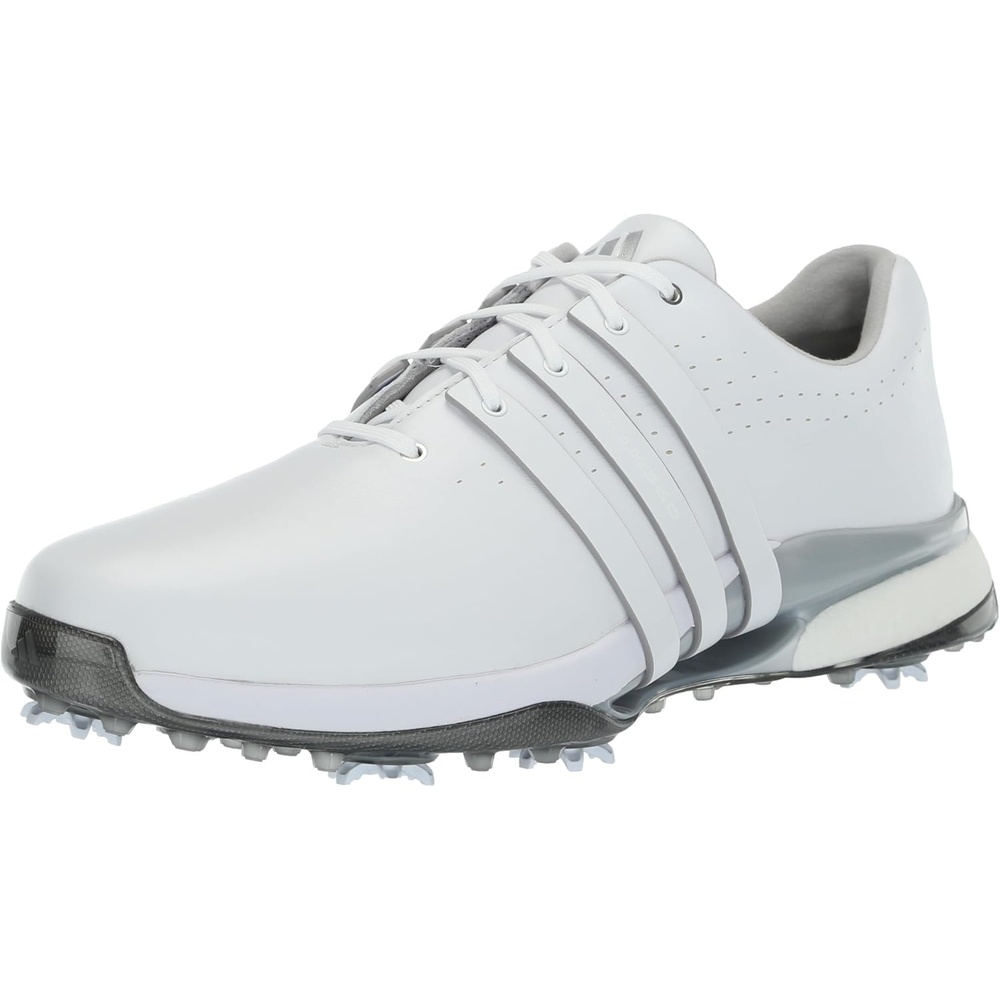image:imageadidas Mens Tour360 24 Golf ShoesFootwear WhiteSilver Metallic