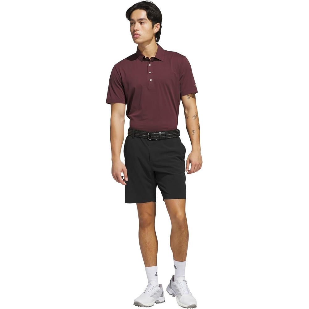 image:imageadidas Mens Ultimate365 Tour Twistknit Polo ShirtAurora Ruby S25