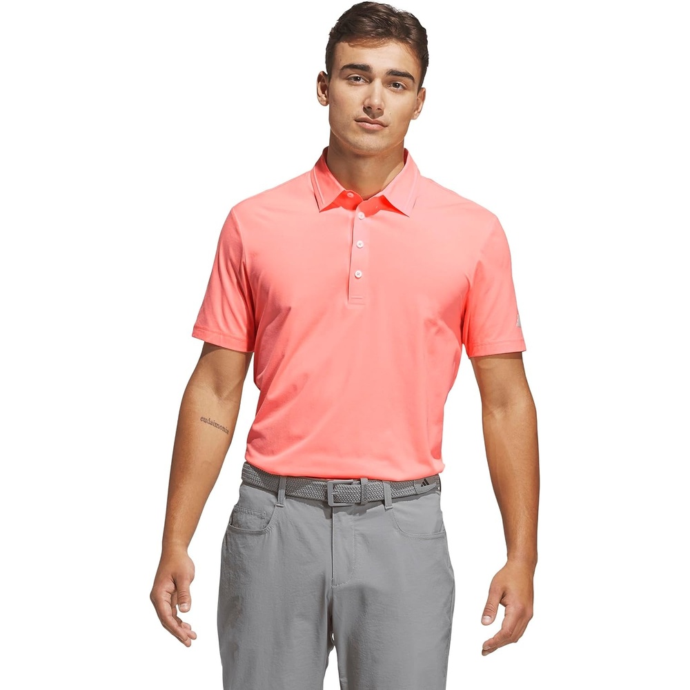 image:imageadidas Mens Ultimate365 Tour Twistknit Polo ShirtFrozen Turbo