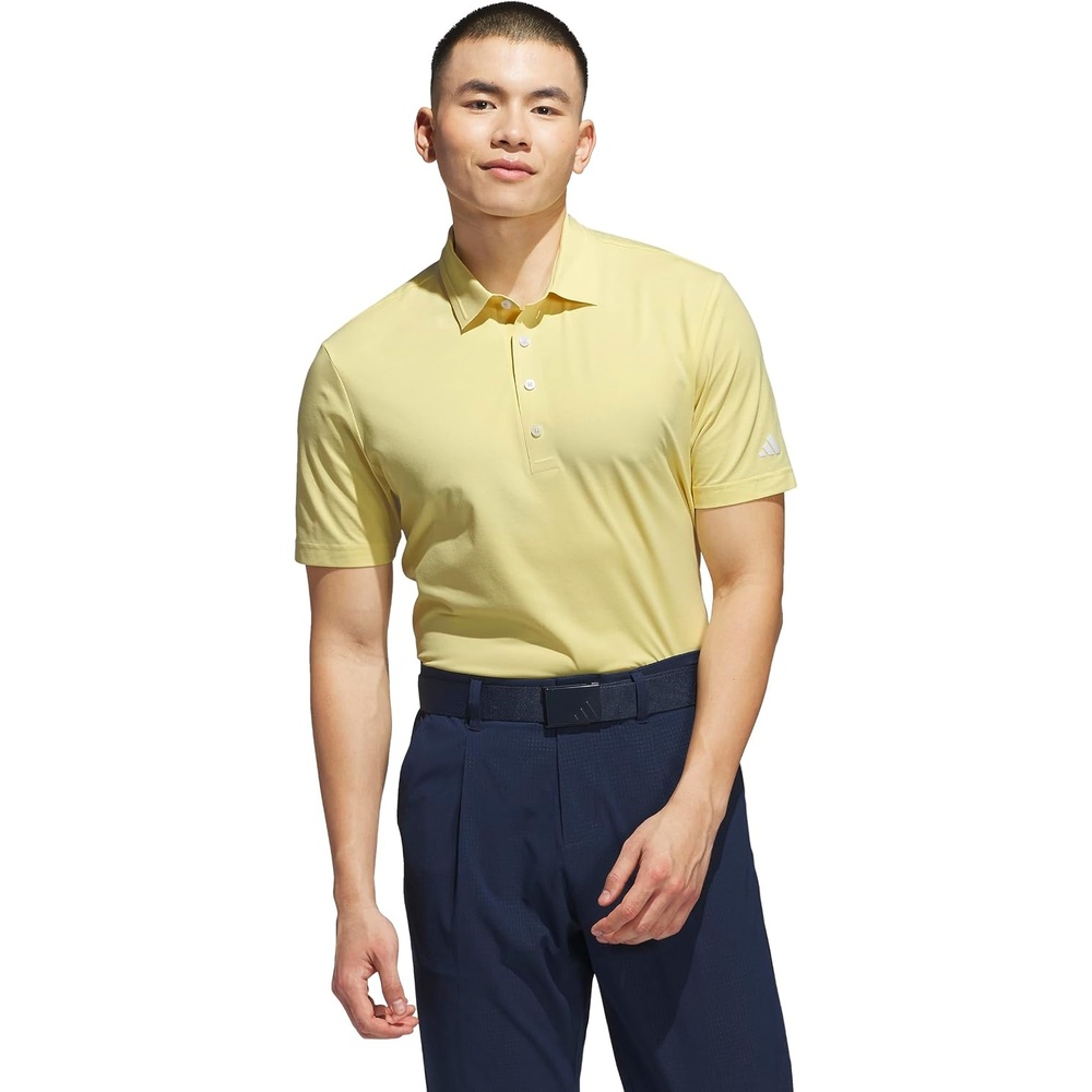 image:imageadidas Mens Ultimate365 Tour Twistknit Polo ShirtPowder Yellow S25