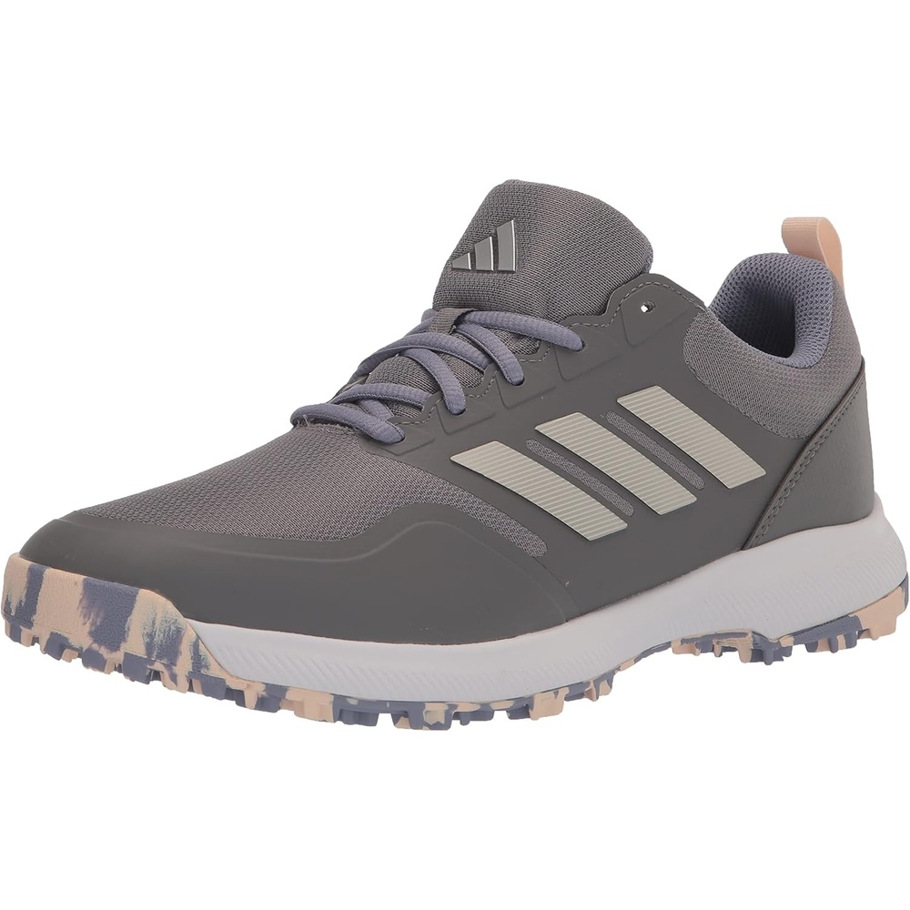 image:imageadidas Womens Tech Response Spikeless 30 Golf ShoesGolf ShoeGrey ThreeSilver MetallicSilver Violet