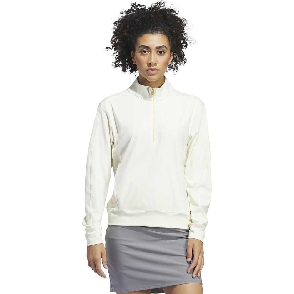 image:imageadidas Womens Ultimate365 Halfzip Layering TopIvory