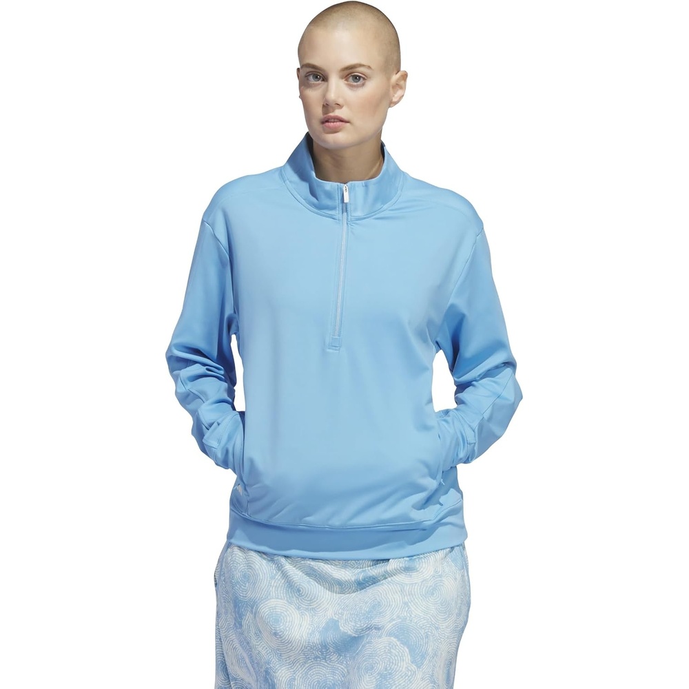 image:imageadidas Womens Ultimate365 Halfzip Layering TopSemi Blue Burst