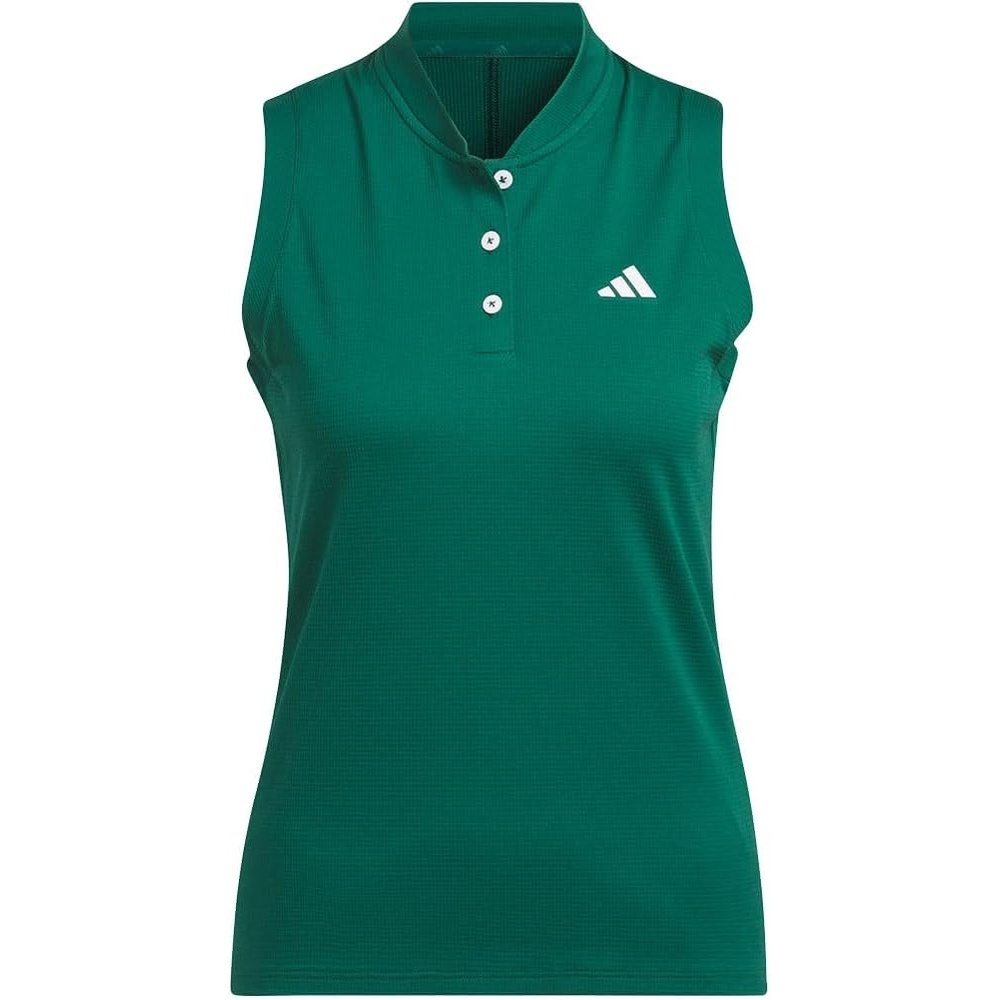image:imageadidas Womens Ultimate365 Tour Twistknit Polo ShirtCollegiate Green