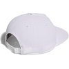 Adidas Unisex 5 Panel Crinkled Nylon Golf Hat(White)