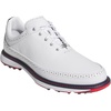 Adidas Unisex MC80 Spikeless Golf Shoes(Footwear White/Collegiate Navy/Better Scarlet)