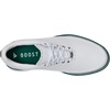 Adidas Unisex MC80 Spikeless Golf Shoes(Footwear White/Silver Metalic/Collegiate Green)