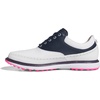 Adidas Unisex MC80 Spikeless Golf Shoes(Ftwr White/Collegiate Navy/Lucid Pink)