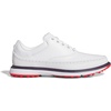 Adidas Unisex MC80 Spikeless Golf Shoes(Ftwr White/Collegiate Navy/Red)