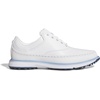 Adidas Unisex MC80 Spikeless Golf Shoes(Ftwr White/Crystal Sky/Collegiate Navy)