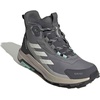 Adidas Women’s Terrex Anylander Mid Top Rain.rdy Hiking Sneakers(Grey/Off White/Grey)