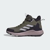Adidas Women’s Terrex Anylander Mid Top Rain.rdy Hiking Sneakers(Olive Strata/Silver Dawn/Amber Tint)