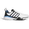 adidas Men’s Adipower 26 Spikeless Golf Shoes(Ftwr White/Core Black/Lucid Ray Blue)