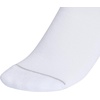 adidas Men’s Cushioned High Quarter Socks (3 Pairs) Durable & Comfortable(White/Clear Onix Grey/3.0/High Quarter)