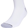 adidas Men’s Cushioned High Quarter Socks (3 Pairs) Durable & Comfortable(White/Grey/Black/3.0/Crew)