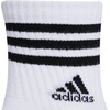 adidas Men’s Cushioned High Quarter Socks (3 Pairs) Durable & Comfortable(White/Grey/Black/3.0/High Quarter)