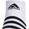 adidas Men’s Cushioned High Quarter Socks (3 Pairs) Durable & Comfortable(White/Grey/Black/3.0/No Show)