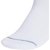 adidas Men’s Cushioned High Quarter Socks (3 Pairs) Durable & Comfortable(White/Powder Teal Green/Halo Mint Green/3.0/High Quarter)