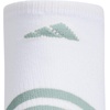 adidas Men’s Cushioned High Quarter Socks (3 Pairs) Durable & Comfortable(Wonder Sage Green/Wonder White/White/4.0/No Show)
