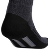 adidas Men’s Cushioned X Socks 3 Pairs | 3-Pack, Targeted Cushioning, Arch Support, Breathable Moisture-Wicking, Reinforced Heel & Toe, All-Day Comfort(Black/Onix Grey/Grey/Mid-crew/3)