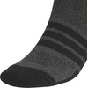 adidas Men’s Cushioned X Socks 3 Pairs | 3-Pack, Targeted Cushioning, Arch Support, Breathable Moisture-Wicking, Reinforced Heel & Toe, All-Day Comfort(Black/Onix Grey/Quarter/3)