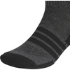 adidas Men’s Cushioned X Socks 3 Pairs | 3-Pack, Targeted Cushioning, Arch Support, Breathable Moisture-Wicking, Reinforced Heel & Toe, All-Day Comfort(Black/Onix Grey/Mid-crew/3/Crew)