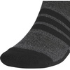 adidas Men’s Cushioned X Socks 3 Pairs | 3-Pack, Targeted Cushioning, Arch Support, Breathable Moisture-Wicking, Reinforced Heel & Toe, All-Day Comfort(Black/Onix Grey/Crew/3)
