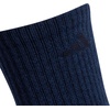 adidas Men’s Cushioned X Socks 3 Pairs | 3-Pack, Targeted Cushioning, Arch Support, Breathable Moisture-Wicking, Reinforced Heel & Toe, All-Day Comfort(Night Marine Blue/Legend Ink Blue/Grey/Mid-crew/3)
